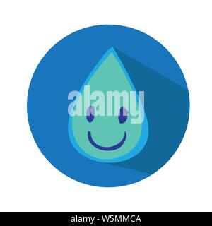 Water drop icon Vector illustration Stock Vector
