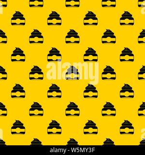 Jar of cosmetic cream pattern vector Stock Vector