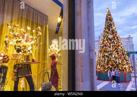 Palm Beach Florida,Worth Avenue,Chanel,haute couture,boutique,shopping shopper shoppers shop shops market markets marketplace buying selling,retail st Stock Photo