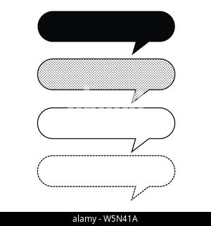 Speech bubbles Icon vector Stock Vector