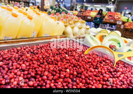 Miami Florida,Coconut Grove,Fresh Market,grocery store,supermarket,company,groceries,natural,organic,shopping shopper shoppers shop shops market marke Stock Photo