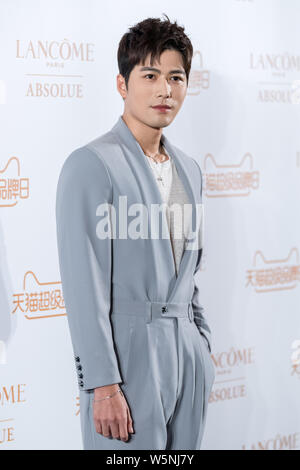 Chinese actor Chen Xuedong, also known as Cheney Chen, attends a ...