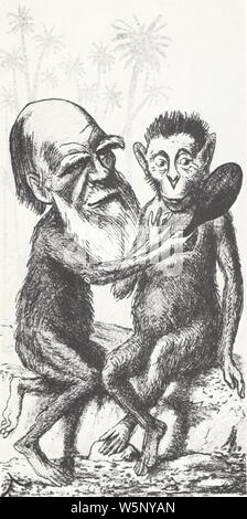 The Darwin cartoon in the London Sketchbook depicts the famous ...