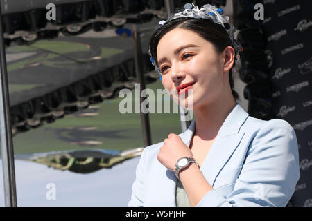 Chinese actress Kan Qingzi is pictured during the Shanghai Grand