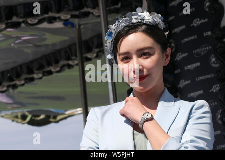 Chinese actress Kan Qingzi is pictured during the Shanghai Grand