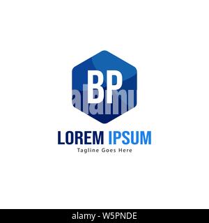 BP Letter Logo Design. Creative Modern BP Letters Icon Illustration design Stock Vector
