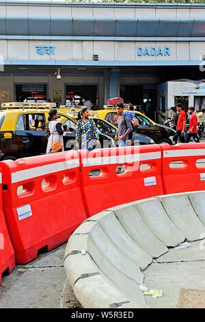 Dadar Railway Station Terminus entrance Mumbai Maharashtra India Asia Stock Photo