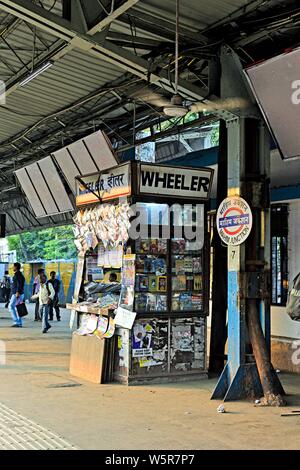 Mahim Junction Railway Station road Mumbai Maharashtra India Asia Stock Photo