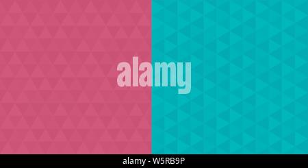 Set of seamless background. Abstract geometric patterns vector illustration Stock Vector