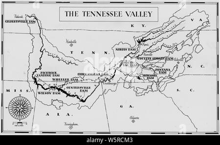 【売り切り御免！】 of Map the Alamy - Photo Stock Authority Valley Tennessee 古地図