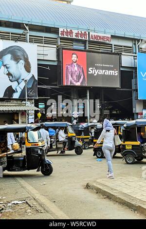 Andheri Railway Station Mumbai Maharashtra India Asia Stock Photo