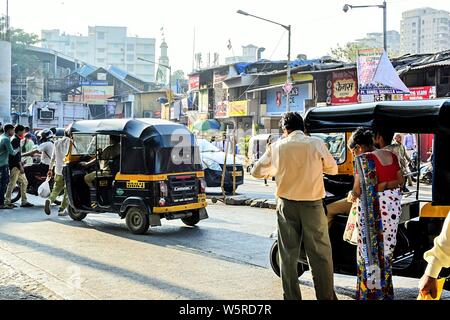 Jogeshwari Railway Station overbridge entrance Mumbai Maharashtra India Asia Stock Photo