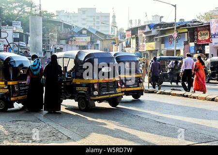 Jogeshwari Railway Station overbridge entrance Mumbai Maharashtra India Asia Stock Photo