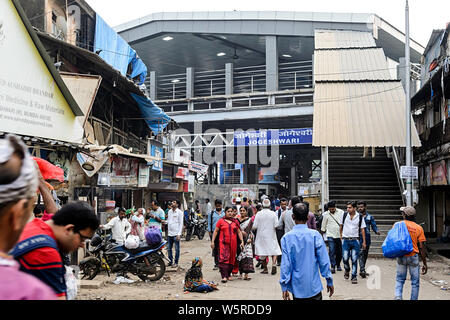 Jogeshwari Railway Station Mumbai Maharashtra India Asia Stock Photo