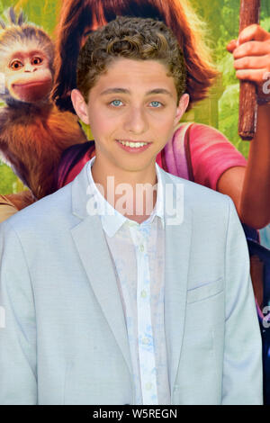 Los Angeles, USA. 28th July, 2019. Ryan Alessi at the world premiere of the movie 'Dora and the Golden City/Dora and the Lost City of Gold' at Regal Cinemas LA Live. Los Angeles, 28.07.2019 | usage worldwide Credit: dpa/Alamy Live News Stock Photo