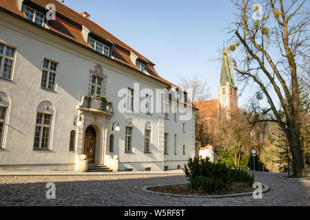 Historical old building in Olsztyn, Poland Stock Photo