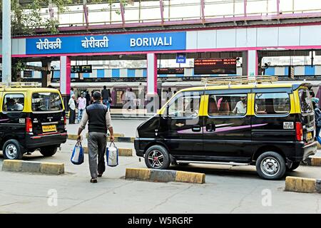 Borivali Railway Station Mumbai Maharashtra India Asia Stock Photo