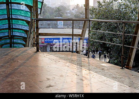 Borivali Railway Station Mumbai Maharashtra India Asia Stock Photo