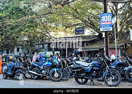 Naigaon Railway Station entrance Mumbai Maharashtra India Asia Stock Photo