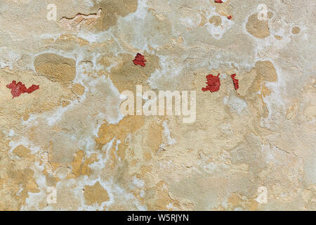 Texture old torn plaster.Texture of old plaster Stock Photo
