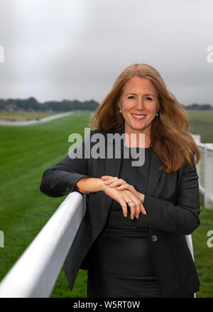 Delia Bushell, group chief executive at the Jockey Club Stock Photo - Alamy