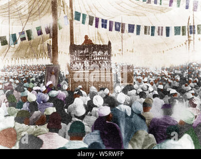 Mahatma Gandhi Sitting 1924 India Stock Photo - Alamy