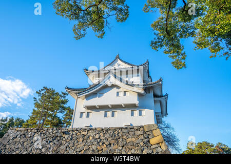 Nagoya, Japan - February 16, 2019: Southwest Turret of Nagoya Castle in Nagoya, Japan. Stock Photo