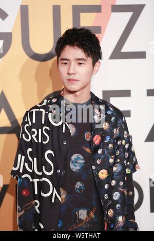 Chinese Actor Liu Haoran Attends Louis Vuitton Exhibition Shanghai China –  Stock Editorial Photo © ChinaImages #234219296