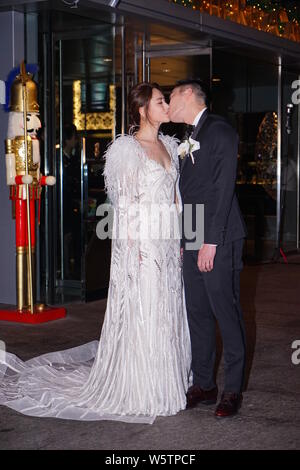 Gillian Chung and Michael Lai Officially Wed in Hong Kong - DramaPanda