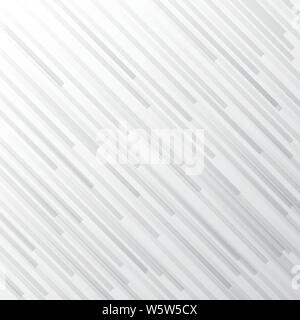 Abstract white and gray gradient stripe diagonal line background. Monochrome elegant geometric backdrop. Vector illustration Stock Vector