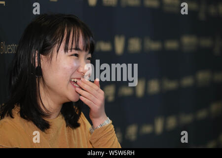 Japanese table tennis player Mima Ito attends the Star Awards of the 2018 International Table Tennis Federation (ITTF) in Incheon, South Korea, 12 Dec Stock Photo