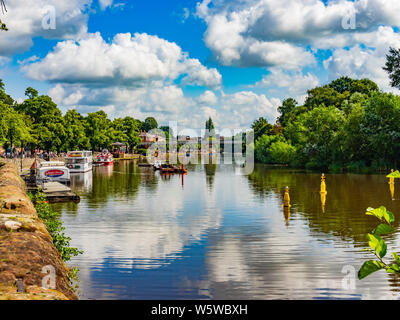 The river Dee, Chester, Cheshire, England Stock Photo