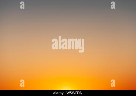 Colorful clear tropical sky at sunset, natural gradient, background photo Stock Photo