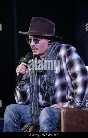 American Actor Johnny Depp Attends An Event In Shanghai East China On american-actor-johnny-depp-attends-an-event-in-shanghai-east-china-on