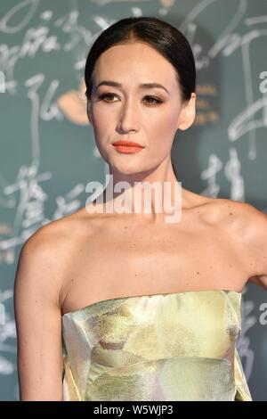 American actress and model Margaret Denise Quigley, professionally known as Maggie Q, arrives on the red carpet for the opening ceremony of the first Stock Photo