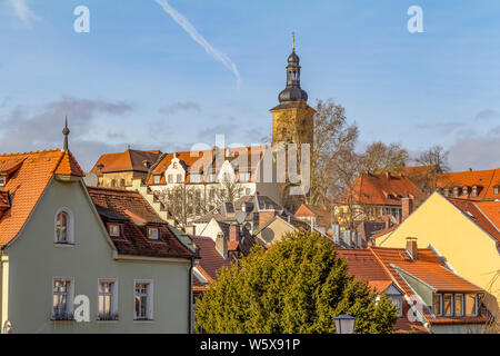 historic buildings in Bamberg, a town in Upper Franconia, Germany Stock Photo