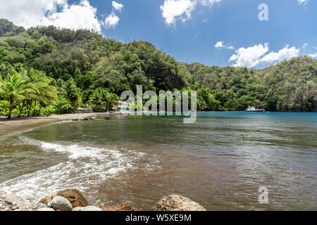 Saint Vincent and the Grenadines, Cumberland Bay Stock Photo