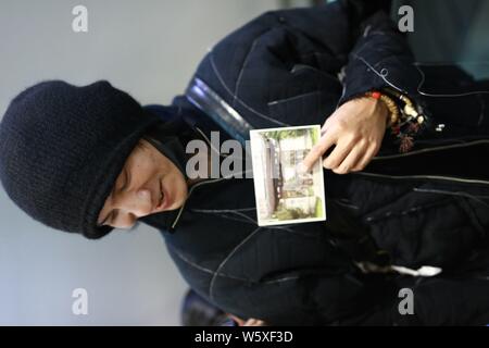 Chinese actor and singer Aloys Chen Kun leaves the Shanghai Hongqiao International Airport as he is absent from the Italian fashion brand Dolce and Ga Stock Photo