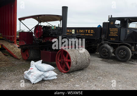 1924 Robey Tandem Roller Stock Photo