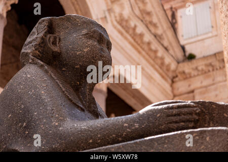 Sphinx sculpture in Diocletian's Palace, Split, Croatia Stock Photo