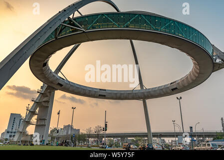 Biswa Bangla gate or Kolkata Gate at New Town on the main arterial road, Kolkata, India Stock Photo