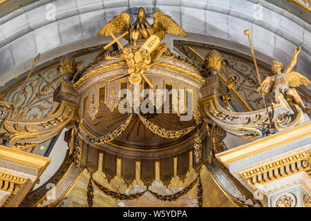 Visiting impressive cathedral of Bom Jesus do Monte. Tenoes, Braga, Portugal Stock Photo