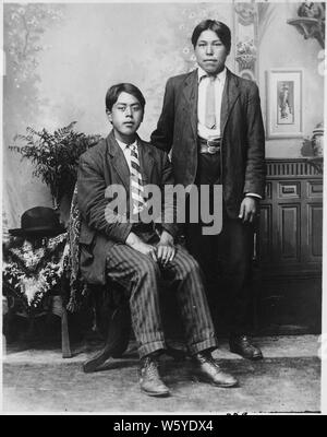 Two unidentified Indian boys Stock Photo - Alamy