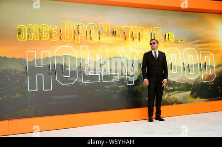 Leonardo DiCaprio attending the Once Upon A Time... In Hollywood UK premiere in Leicester Square, London. Stock Photo