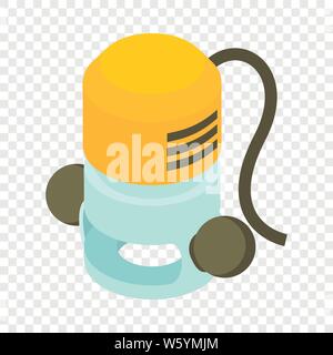 Milling cutters icon, isometric 3d style Stock Vector