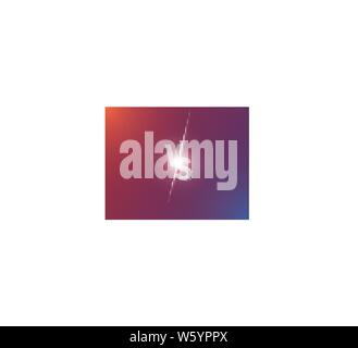 Blue neon versus logo vs letters for sports and fight competition. Battle vs match, game concept competitive vs. Vector illustration eps 10 Stock Vector