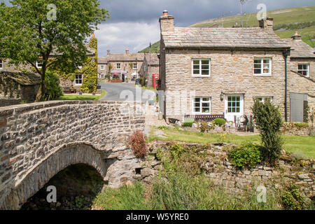 Thwaite is a small village in Swaledale, Richmondshire, Yorkshire Dales National Park, North Yorkshire, England, UK Stock Photo