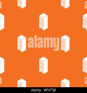 File wardrobe pattern vector orange Stock Vector