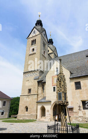 Maria Saal: Maria Saal Cathedral in , Kärnten, Carinthia, Austria Stock Photo