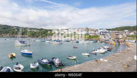 New Quay is a seaside town in Ceredigion, Wales Stock Photo